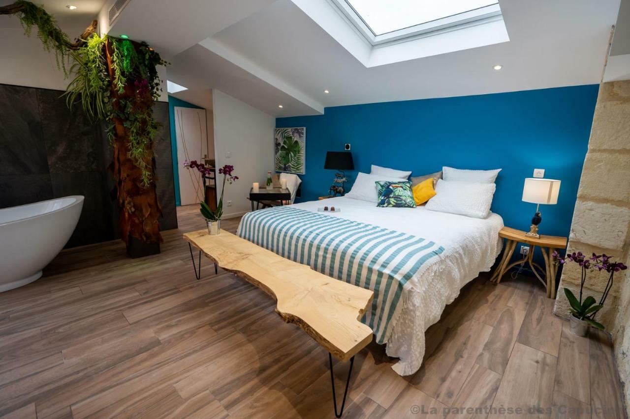 Chambre Lit King-Size avec Baignoire Spa